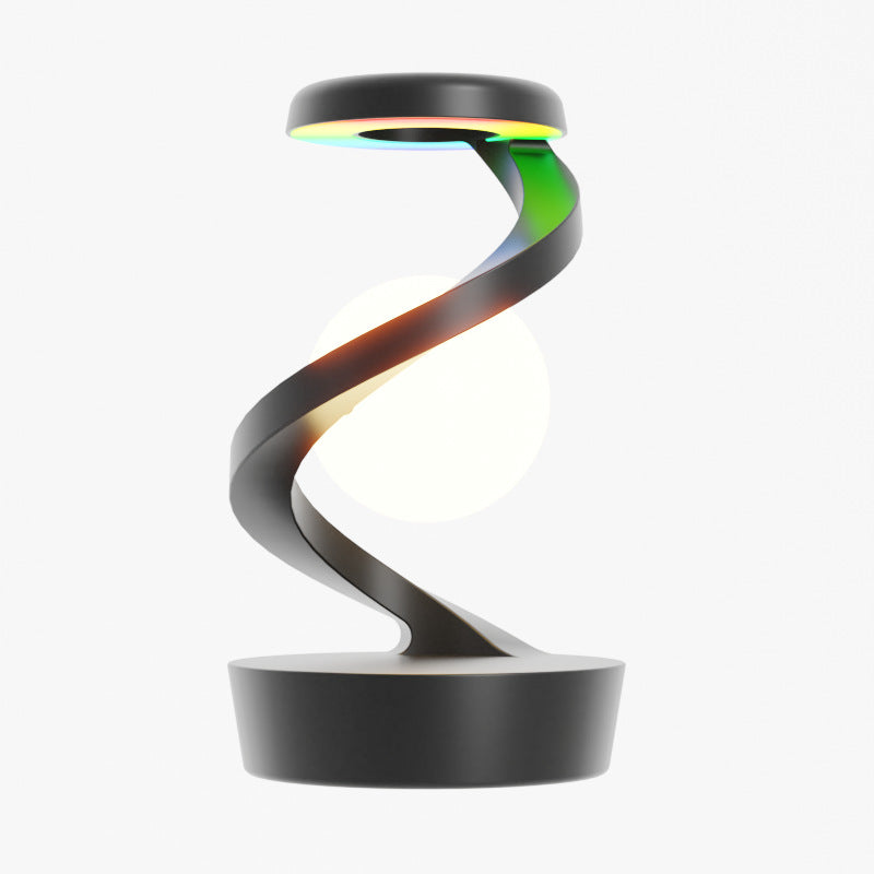 Rotating Moon Desk Lamp with Phone Wireless Charging